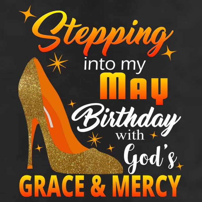 Stepping Into My May Birthday With God's Grace And Mercy Adult Drive Performance Visor