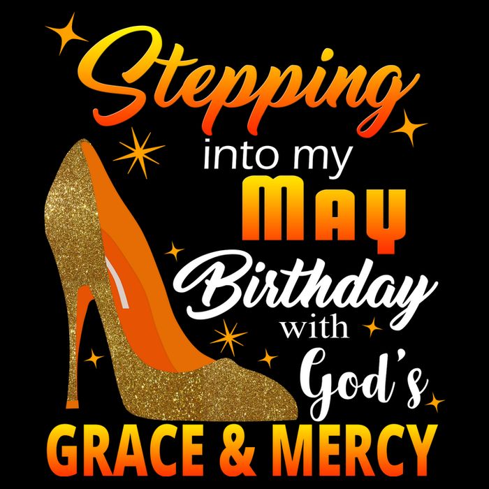 Stepping Into My May Birthday With God's Grace And Mercy Magnet