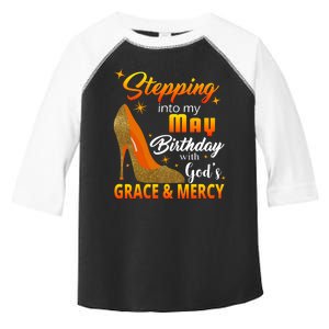 Stepping Into My May Birthday With God's Grace And Mercy Toddler Fine Jersey T-Shirt