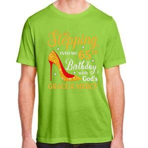 Stepping Into My 65th Birthday Women Funny 65 Year Old Adult ChromaSoft Performance T-Shirt