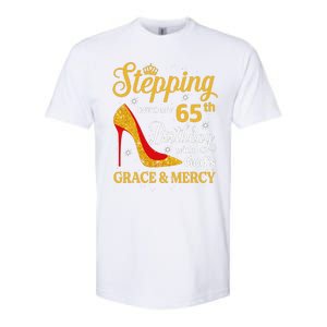 Stepping Into My 65th Birthday Women Funny 65 Year Old Softstyle CVC T-Shirt