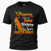 Stepping Into My June Birthday With God's Grace And Mercy Cooling Performance Crew T-Shirt
