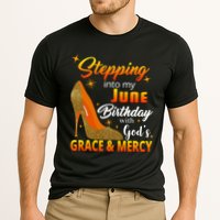 Stepping Into My June Birthday With God's Grace And Mercy Cooling Performance Crew T-Shirt