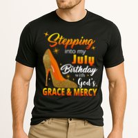 Stepping Into My July Birthday With God's Grace And Mercy Cooling Performance Crew T-Shirt