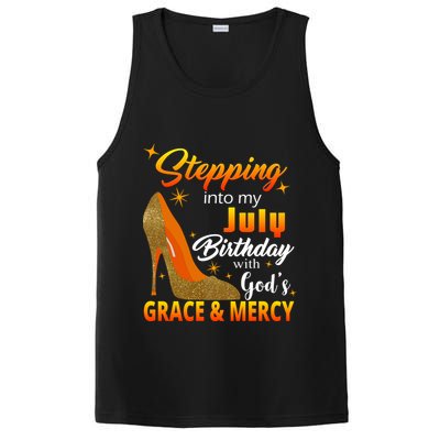 Stepping Into My July Birthday With God's Grace And Mercy PosiCharge Competitor Tank