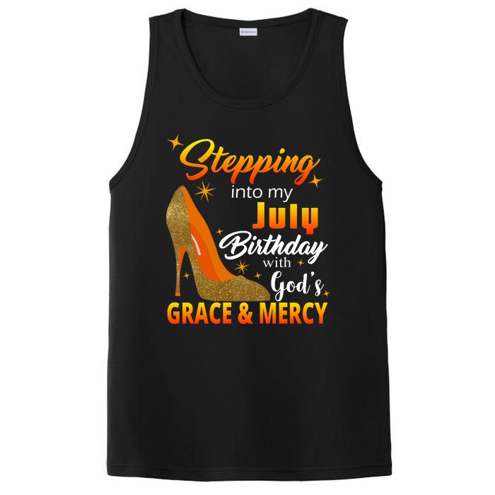 Stepping Into My July Birthday With God's Grace And Mercy PosiCharge Competitor Tank