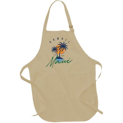 Summer In Maui Hawaii Full-Length Apron With Pockets