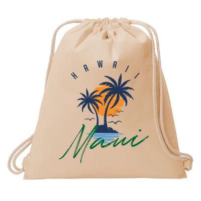 Summer In Maui Hawaii Drawstring Bag