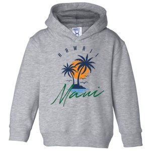 Summer In Maui Hawaii Toddler Hoodie