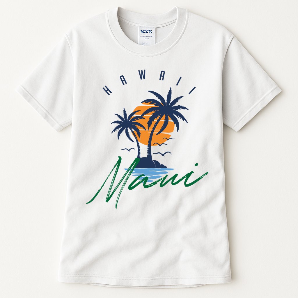 Summer In Maui Hawaii Tall T-Shirt