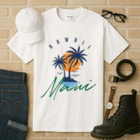 Summer In Maui Hawaii Tall T-Shirt