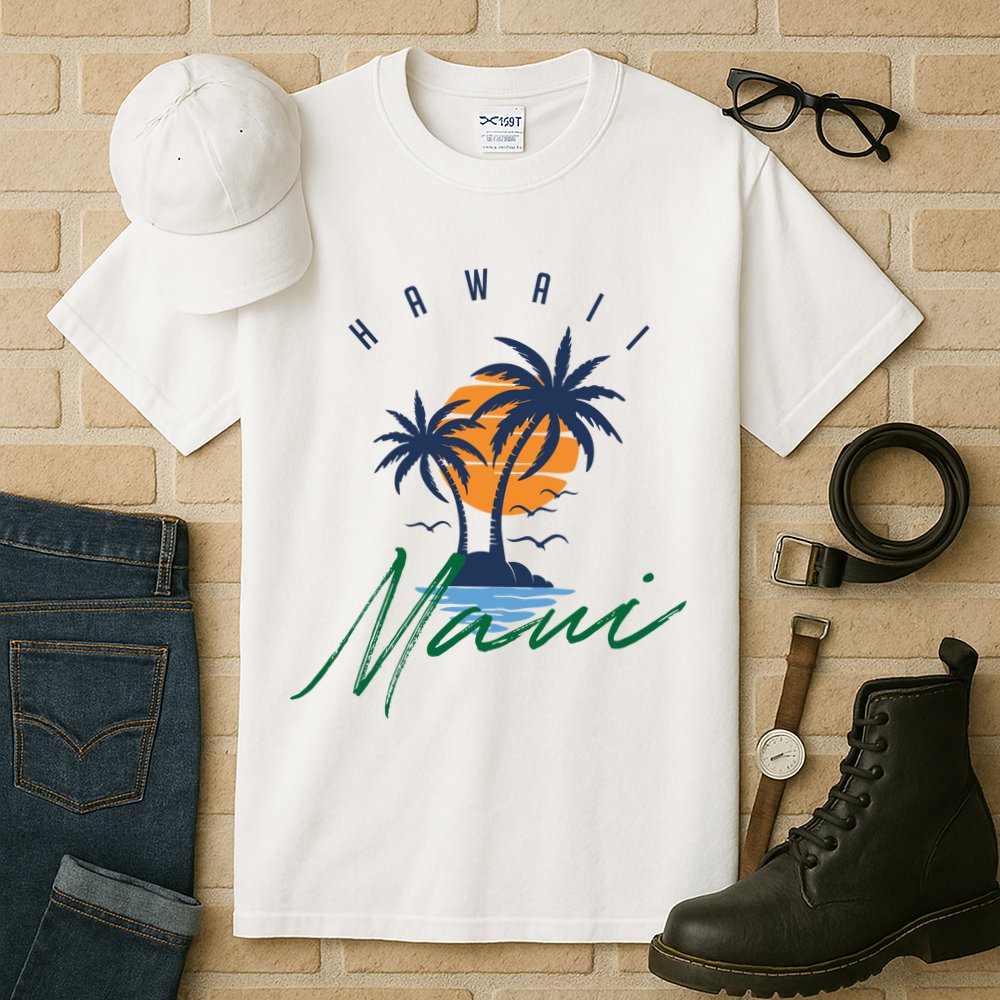 Summer In Maui Hawaii Tall T-Shirt