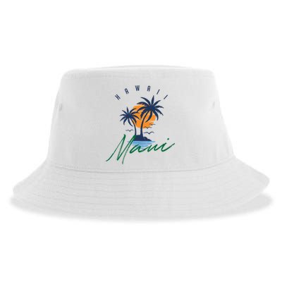 Summer In Maui Hawaii Sustainable Bucket Hat
