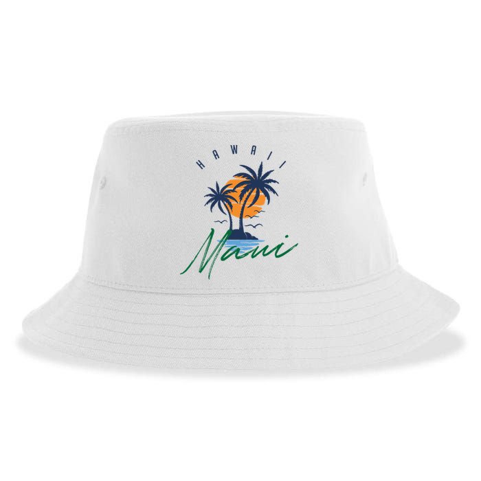 Summer In Maui Hawaii Sustainable Bucket Hat