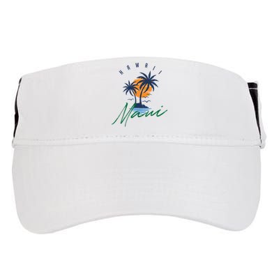 Summer In Maui Hawaii Adult Drive Performance Visor