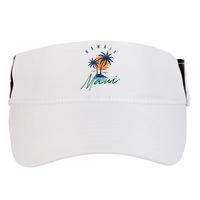 Summer In Maui Hawaii Adult Drive Performance Visor
