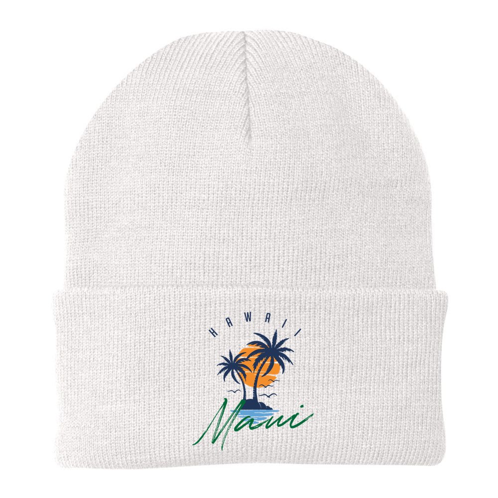 Summer In Maui Hawaii Beanie