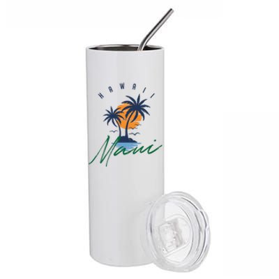 Summer In Maui Hawaii Stainless Steel Tumbler