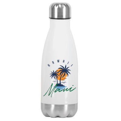 Summer In Maui Hawaii Stainless Steel Insulated Water Bottle