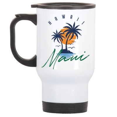 Summer In Maui Hawaii Stainless Steel Travel Mug