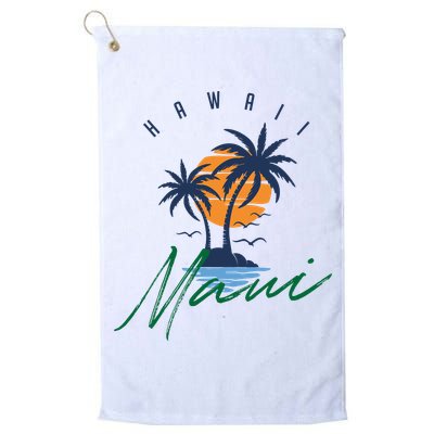 Summer In Maui Hawaii Golf Towel