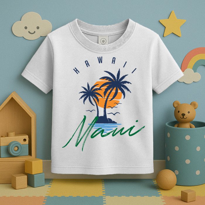 Summer In Maui Hawaii Toddler T-Shirt