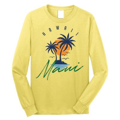 Summer In Maui Hawaii Long Sleeve Shirt