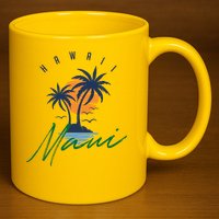 Summer In Maui Hawaii 11oz C Handle Ceramic Mug