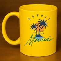 Summer In Maui Hawaii 11oz C Handle Ceramic Mug