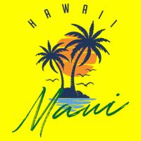 Summer In Maui Hawaii 25L Jumbo Tote