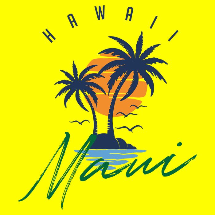 Summer In Maui Hawaii 25L Jumbo Tote