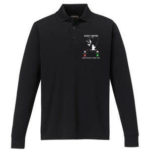 Sorry I Missed Your Call I Was On My Other Line Fishing Gift Performance Long Sleeve Polo