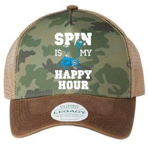 Spin Is My Happy Hour Workout Fitness Spinning Cardio Saying Meaningful Gift Legacy Tie Dye Trucker Hat