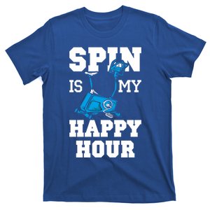 Spin Is My Happy Hour Workout Fitness Spinning Cardio Saying Meaningful Gift T-Shirt