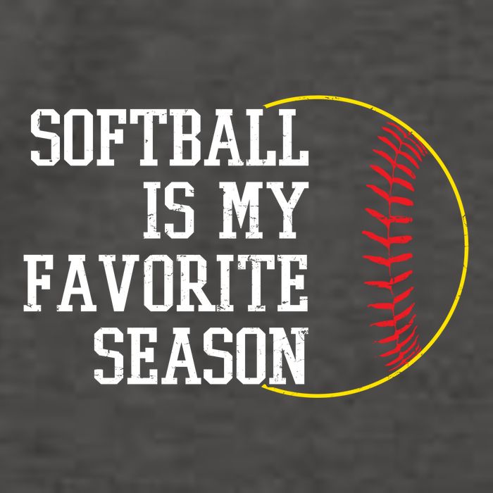 Softball Is My Favorite Season Vector Backpack