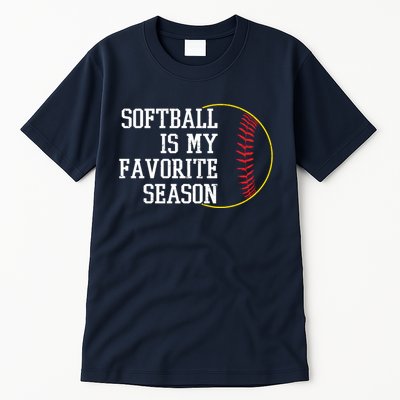 Softball Is My Favorite Season Tall T-Shirt