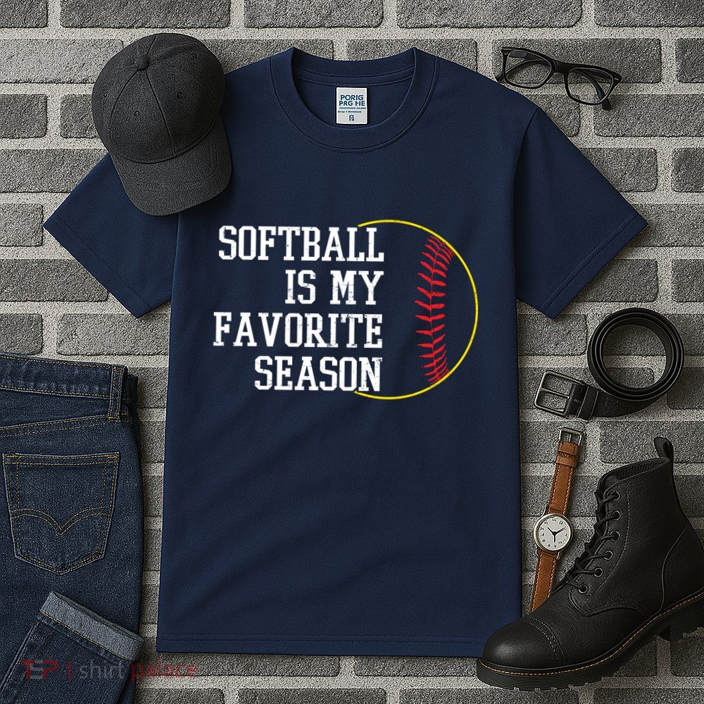 Softball Is My Favorite Season Tall T-Shirt