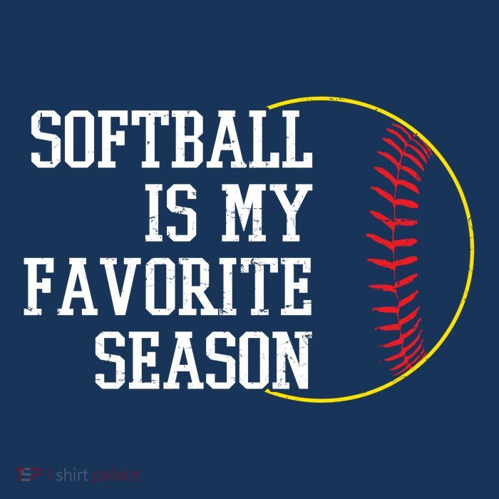 Softball Is My Favorite Season Tall T-Shirt
