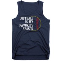 Softball Is My Favorite Season Tank Top