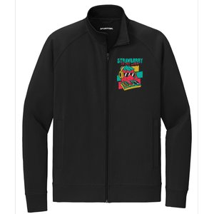 Strawberry Is My Jam Stretch Full-Zip Cadet Jacket