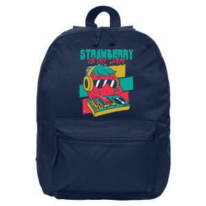 Strawberry Is My Jam 16 in Basic Backpack