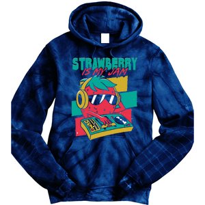 Strawberry Is My Jam Tie Dye Hoodie