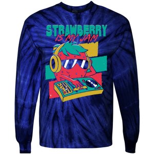 Strawberry Is My Jam Tie-Dye Long Sleeve Shirt