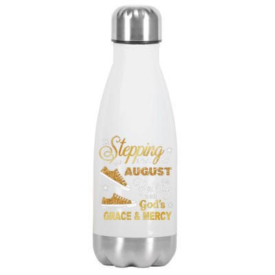 Stepping Into My August Birthday With GodS Grace & Mercy Stainless Steel Insulated Water Bottle