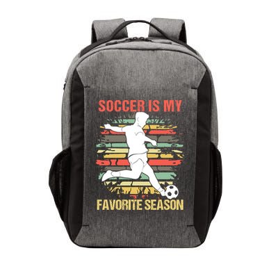 Soccer Is My Favorite Season Vintage Funny Soccer Gift Vector Backpack