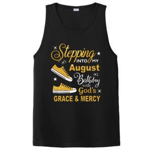 Stepping Into My August Birthday With Gods Grace And Mercy PosiCharge Competitor Tank