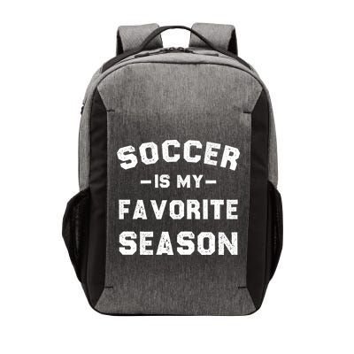 Soccer Is My Favorite Season Vector Backpack