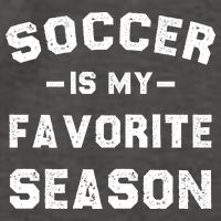 Soccer Is My Favorite Season Vector Backpack