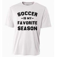 Soccer Is My Favorite Season Cooling Performance Crew T-Shirt