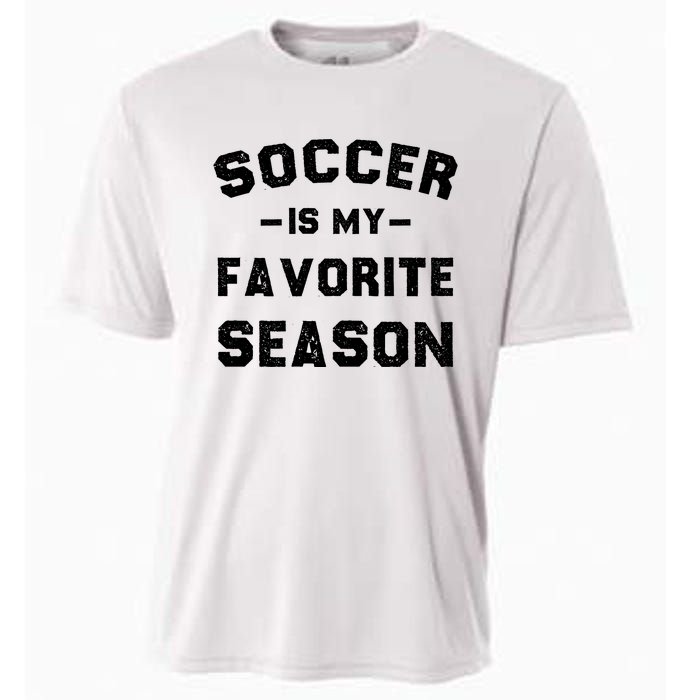 Soccer Is My Favorite Season Cooling Performance Crew T-Shirt